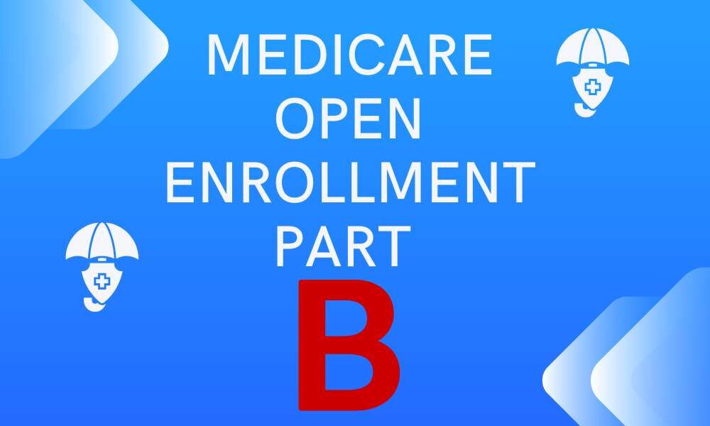 When Is Open Enrollment for Part B Medicare?